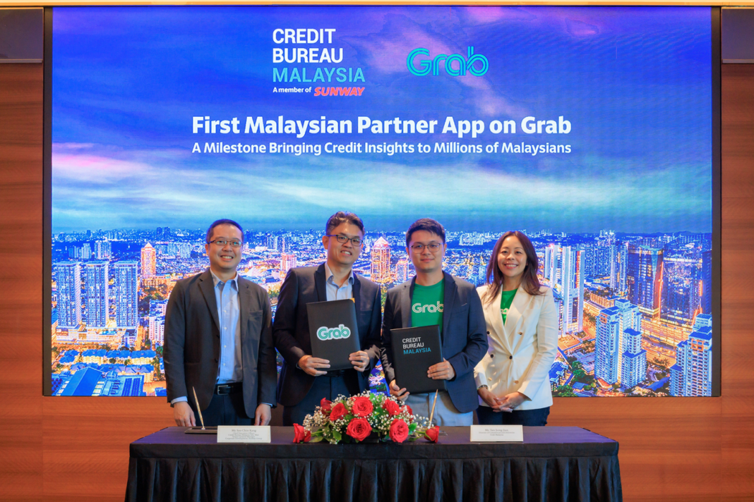 Credit Bureau Malaysia and Grab posts-signing