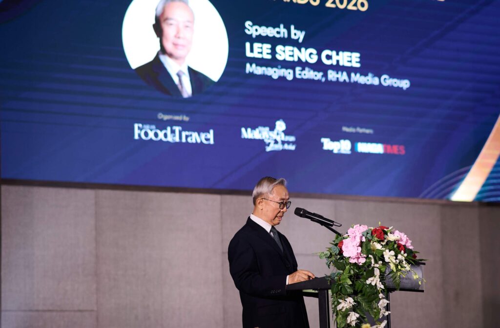 Lee Seng Chee highlighted the immense potential within the ASEAN food and travel industries at ASEAN Food & Travel Awards 2026